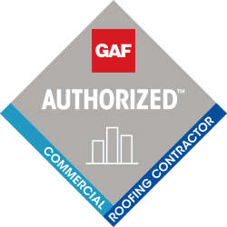 GAF Authorized Commercial Roofing Contractor logo